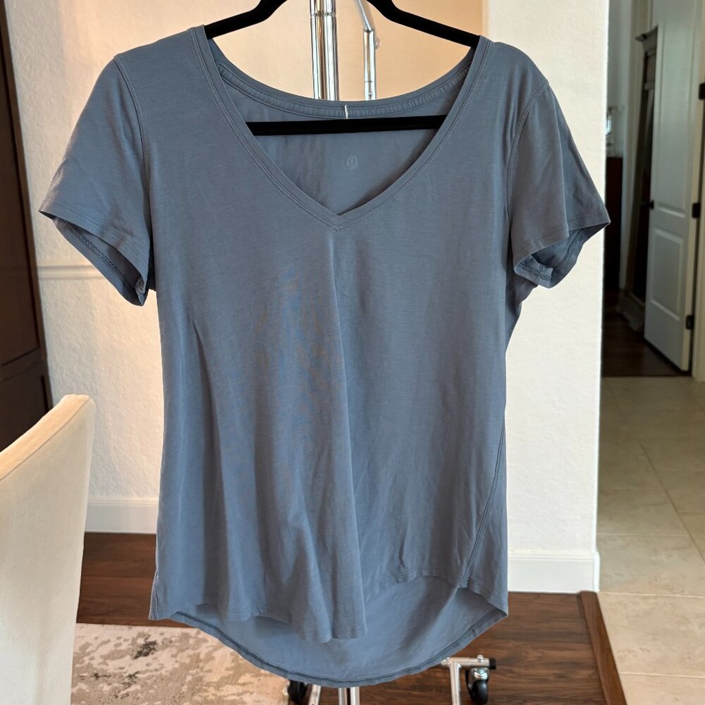 Lululemon Grey V-Neck